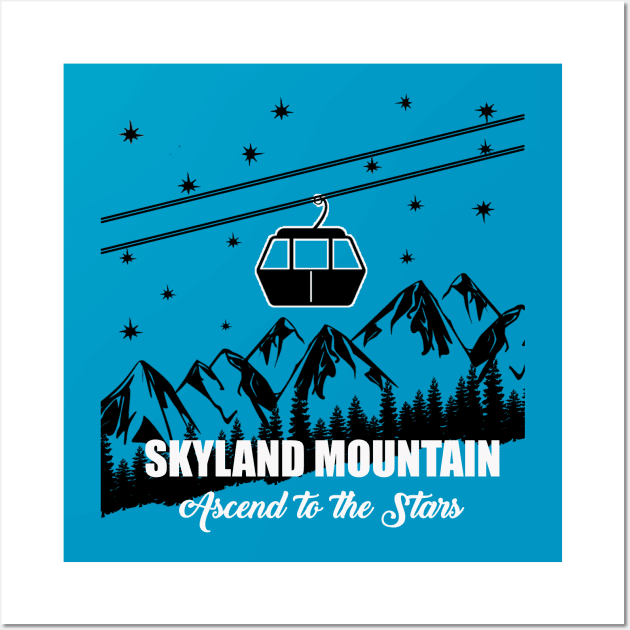 Skyland Mountain, 1 Wall Art by inkandespresso7